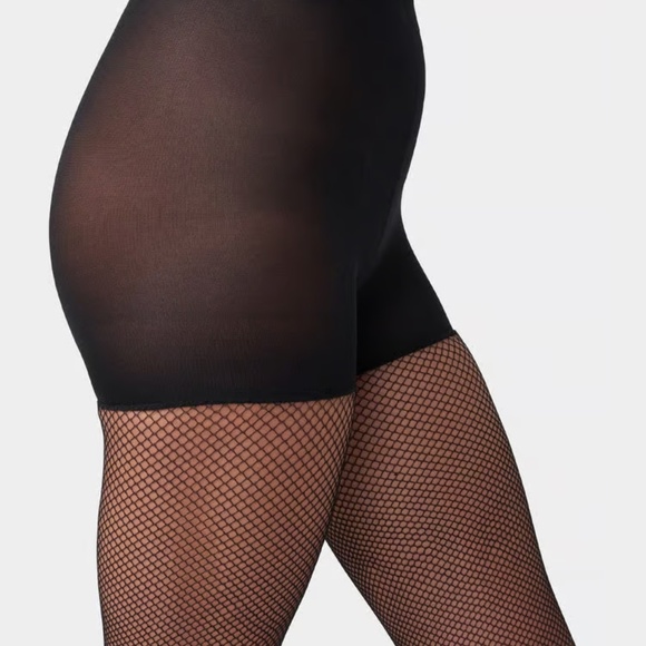 HUE Women's Fishnet Control Top Sheer Pantyhose, Size 1 - Picture 1 of 6